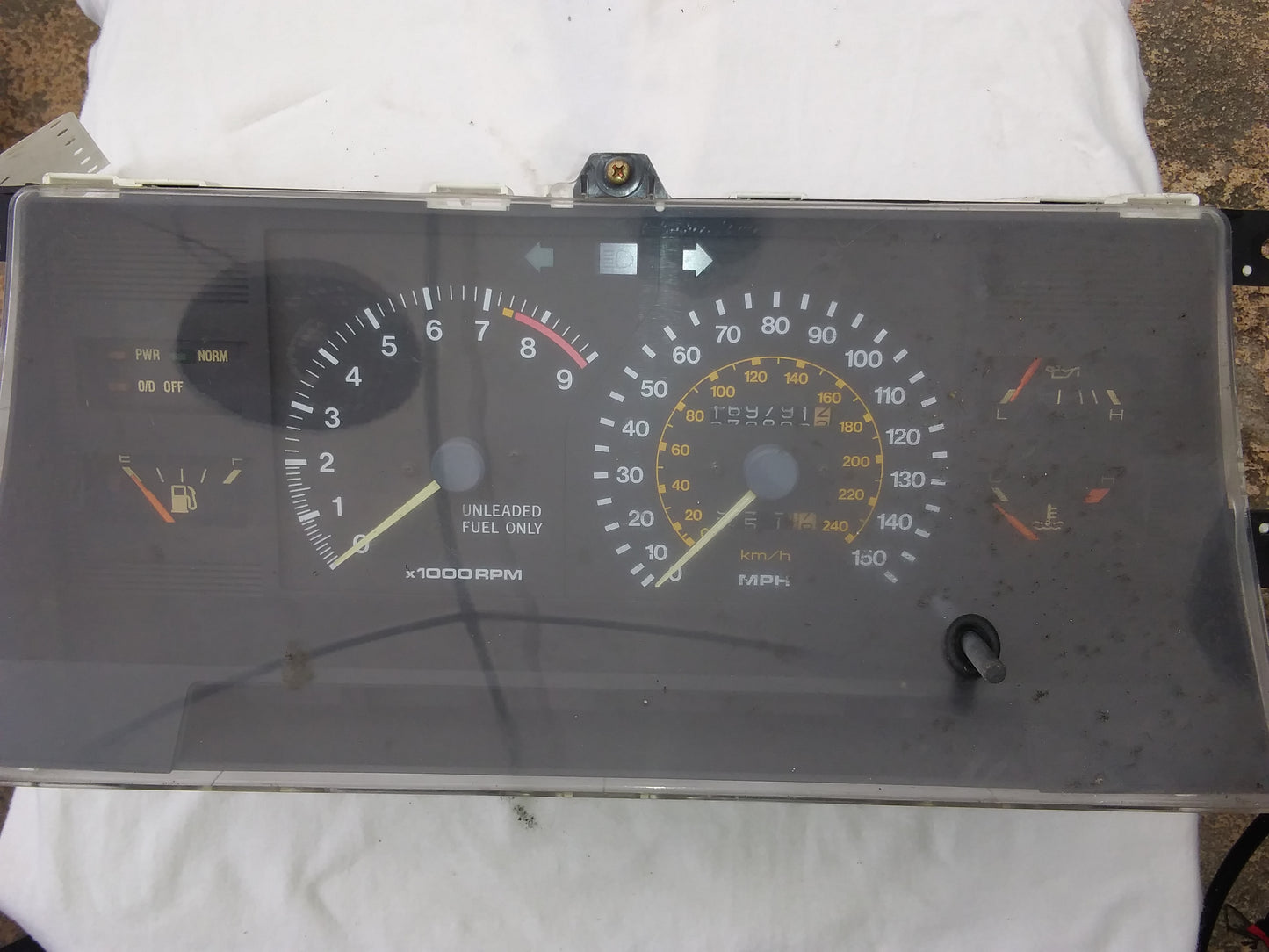 85 86 87 88 89 Toyota MR2 OEM A/T Speedometer Instrument Cluster