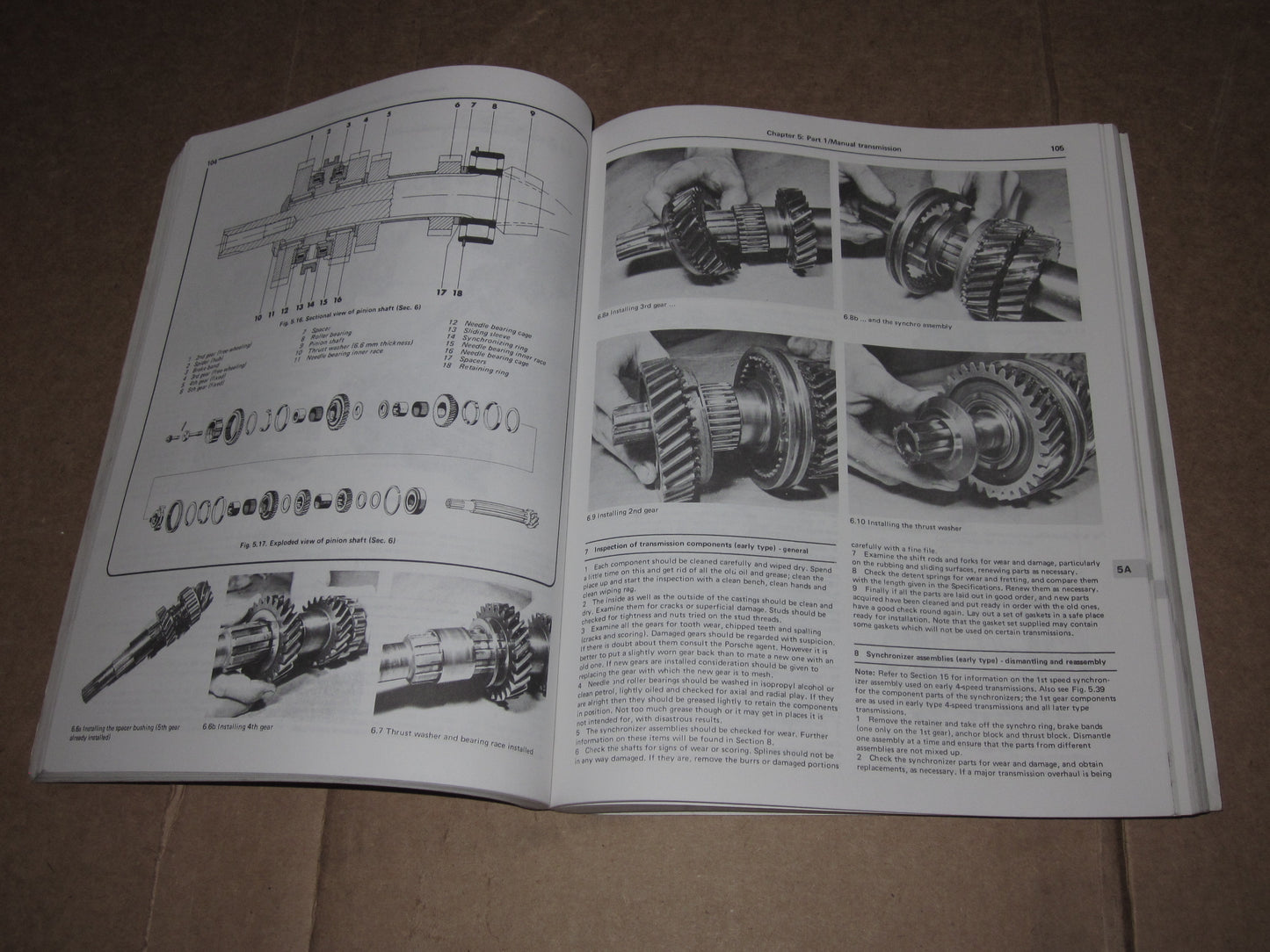 65-89 Porsche 911 Coupe Targa & Cabriolet Repair Manual