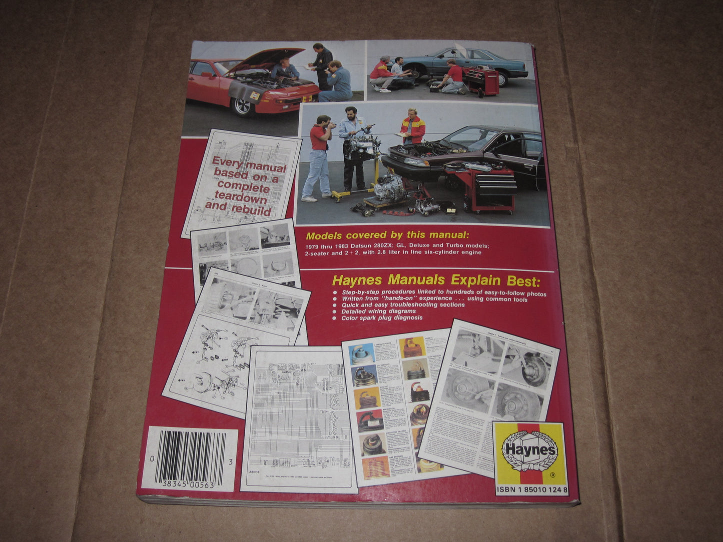 79 80 81 82 83 Datsun 280zx Repair Manual