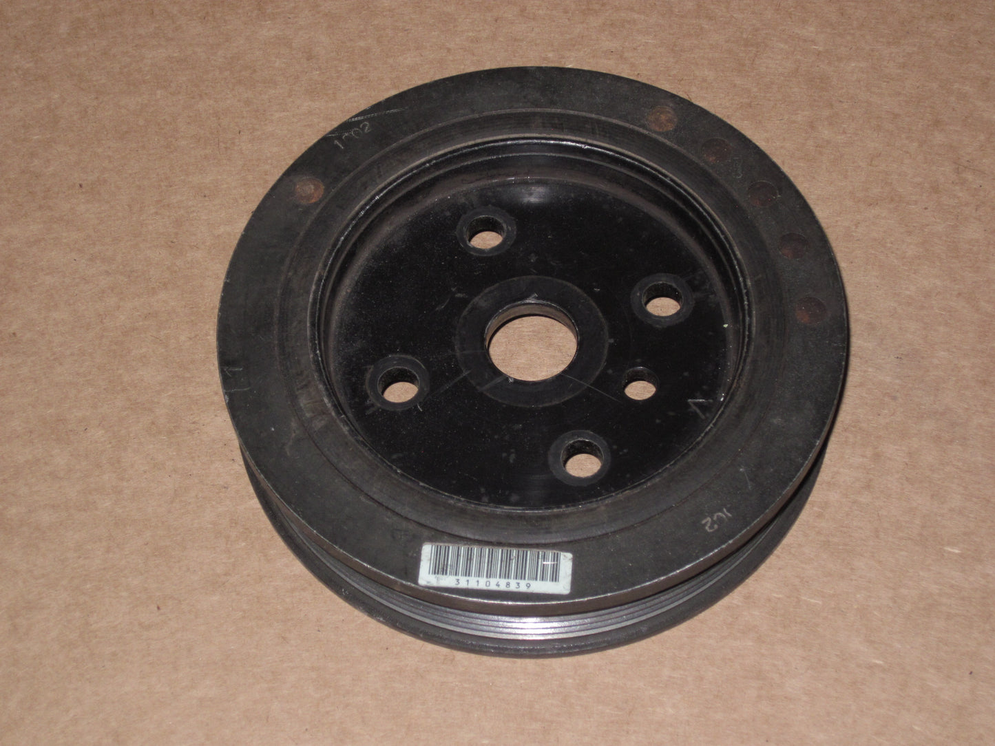 01 02 03 Volvo V70 2.4L Turbo OEM Crankshaft Harmonic Pulley