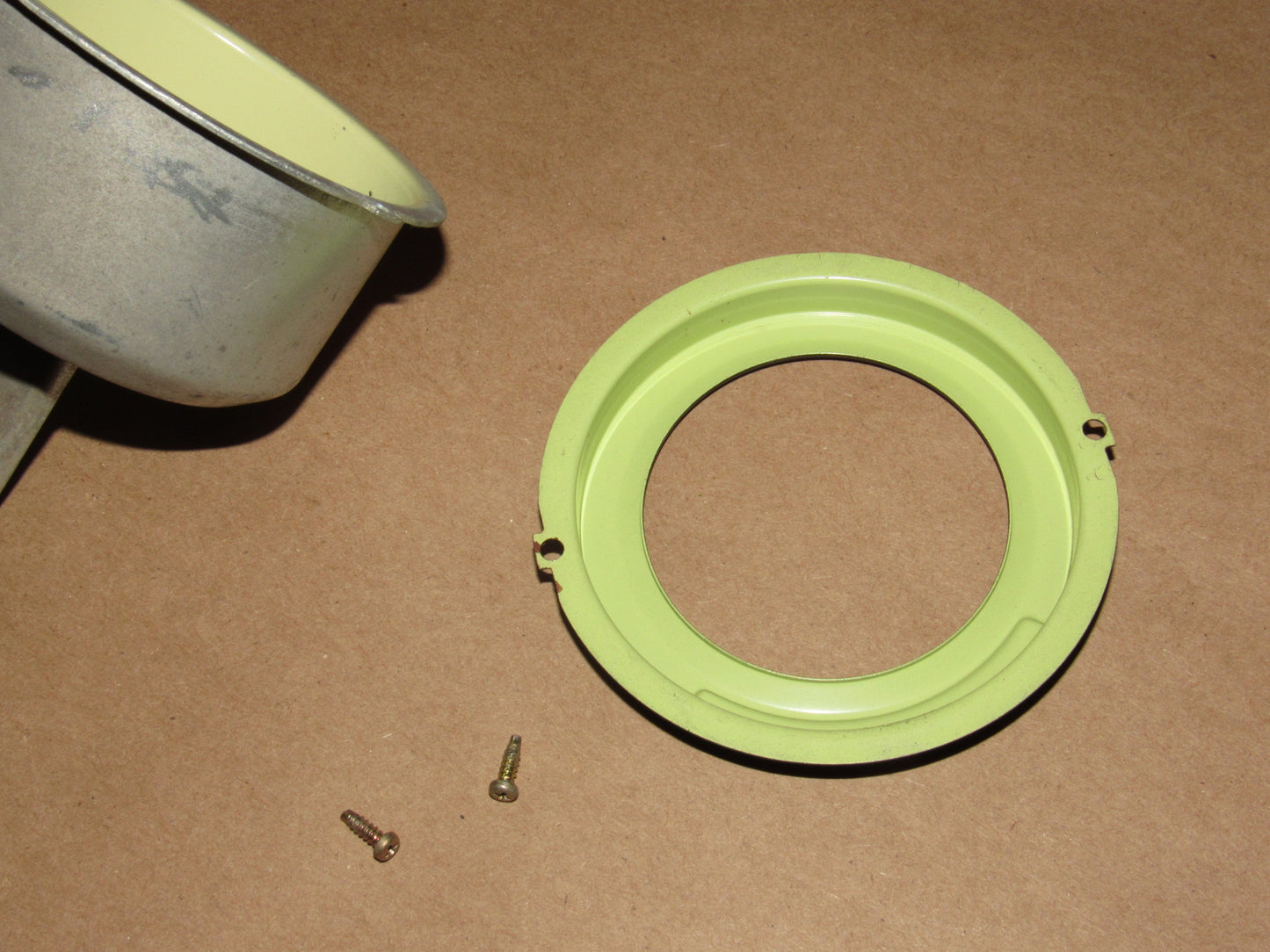 70 71 72 73 Datsun 240Z OEM Dash Analog Clock Housing & Bezel