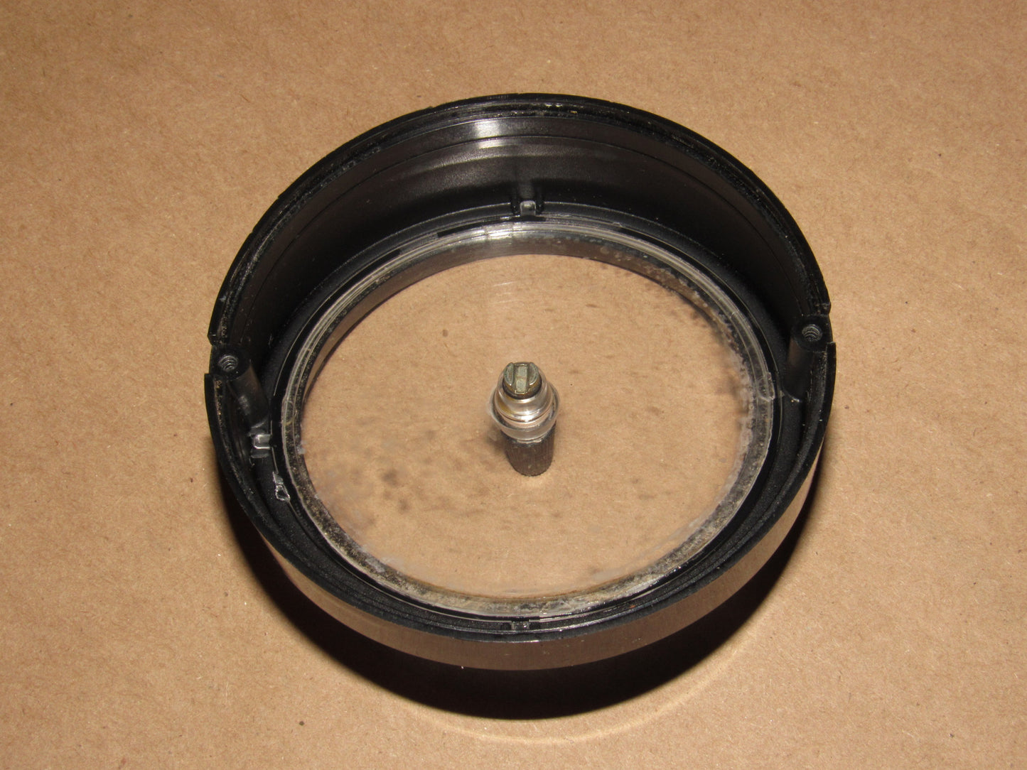 70 71 72 73 Datsun 240Z OEM Dash Analog Clock Face Cover & Adjustment Knob