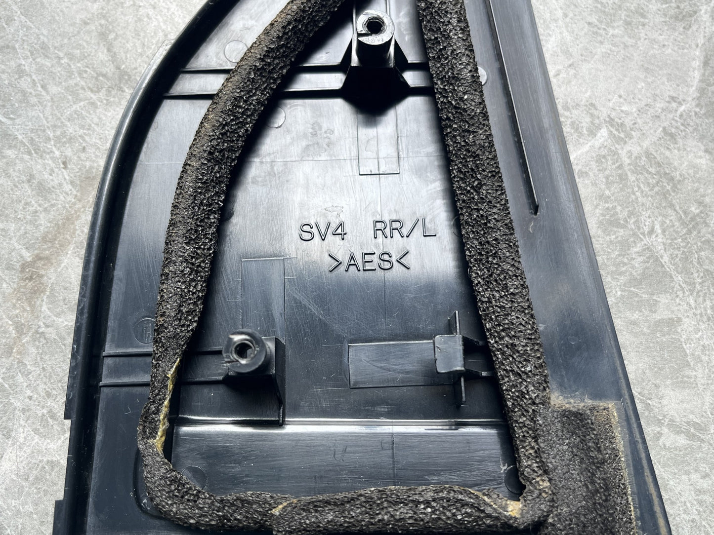 94-97 Honda Accord Sedan OEM JDM Exterior Rear Window Finish Cover Trim - Left