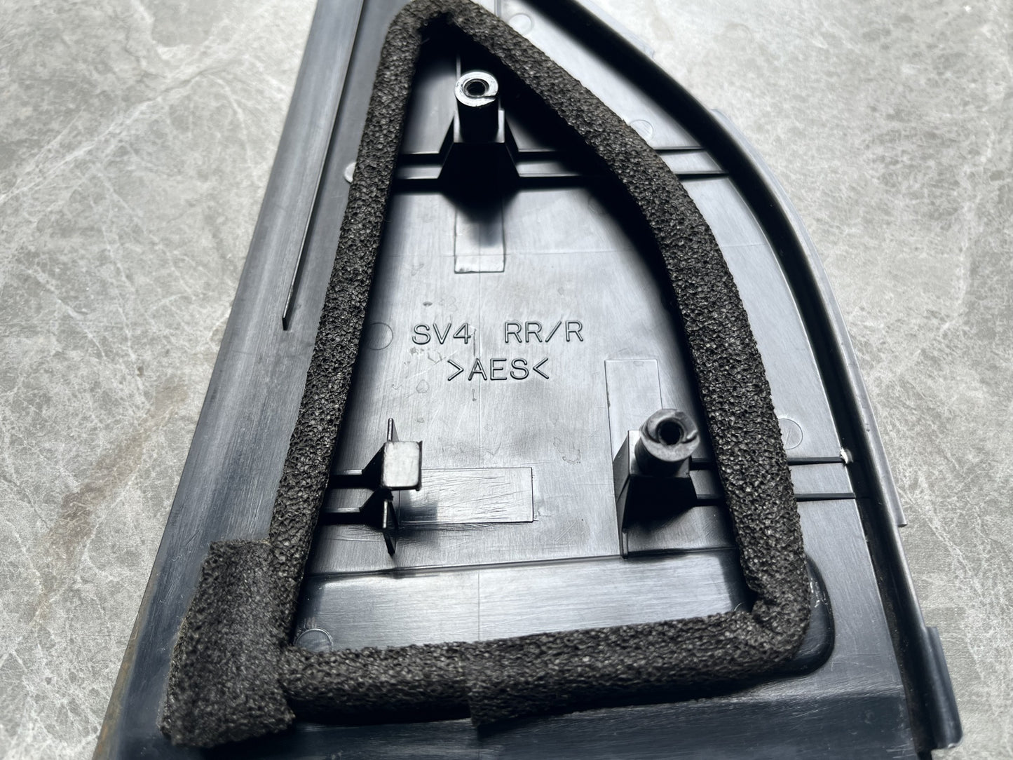 94-97 Honda Accord Sedan OEM JDM Exterior Rear Window Finish Cover Trim - Right