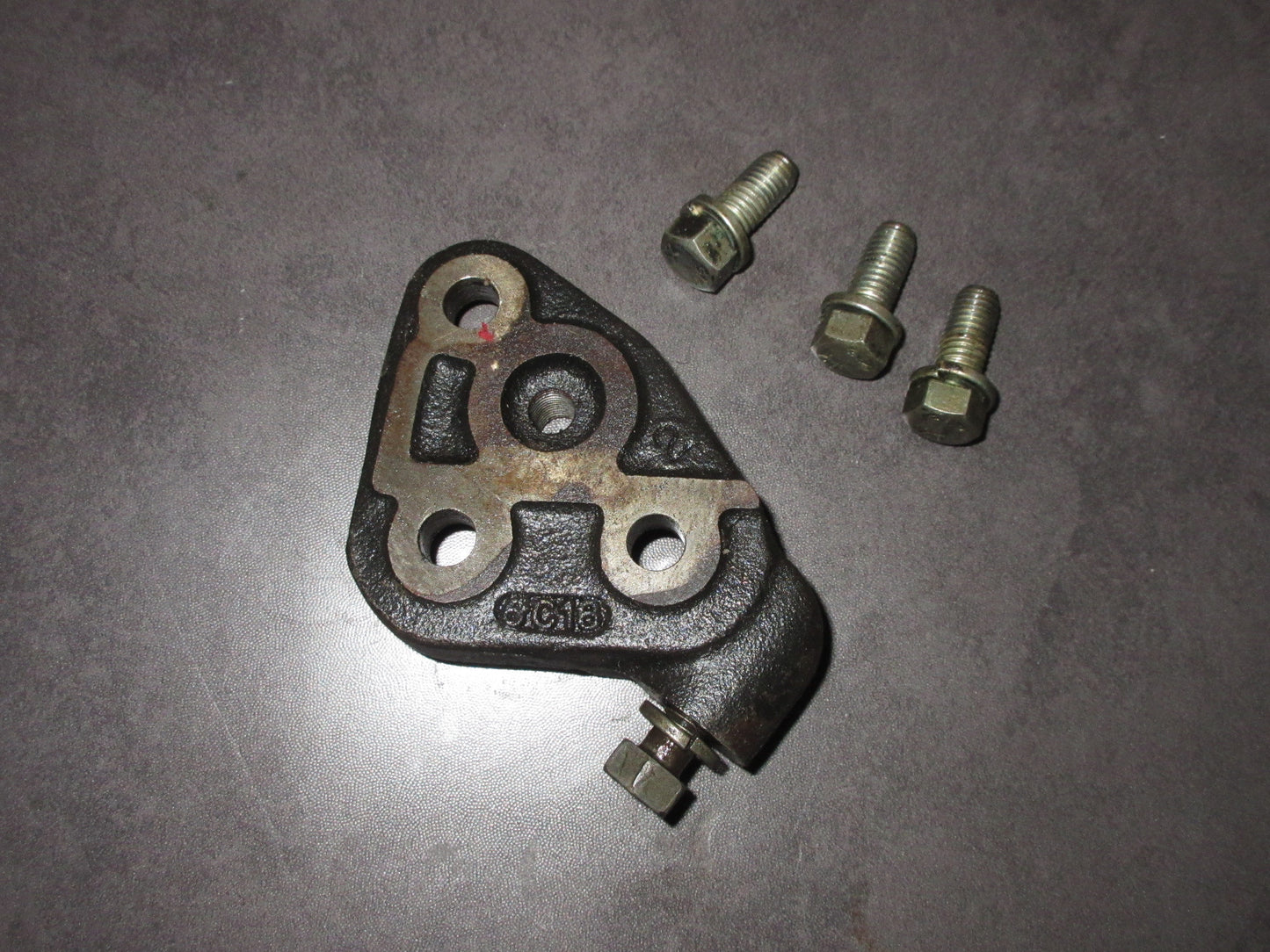 91 92 Mitsubishi 3000GT 3.0L DOHC OEM Timing Belt Tensioner Idler Pulley Bracket