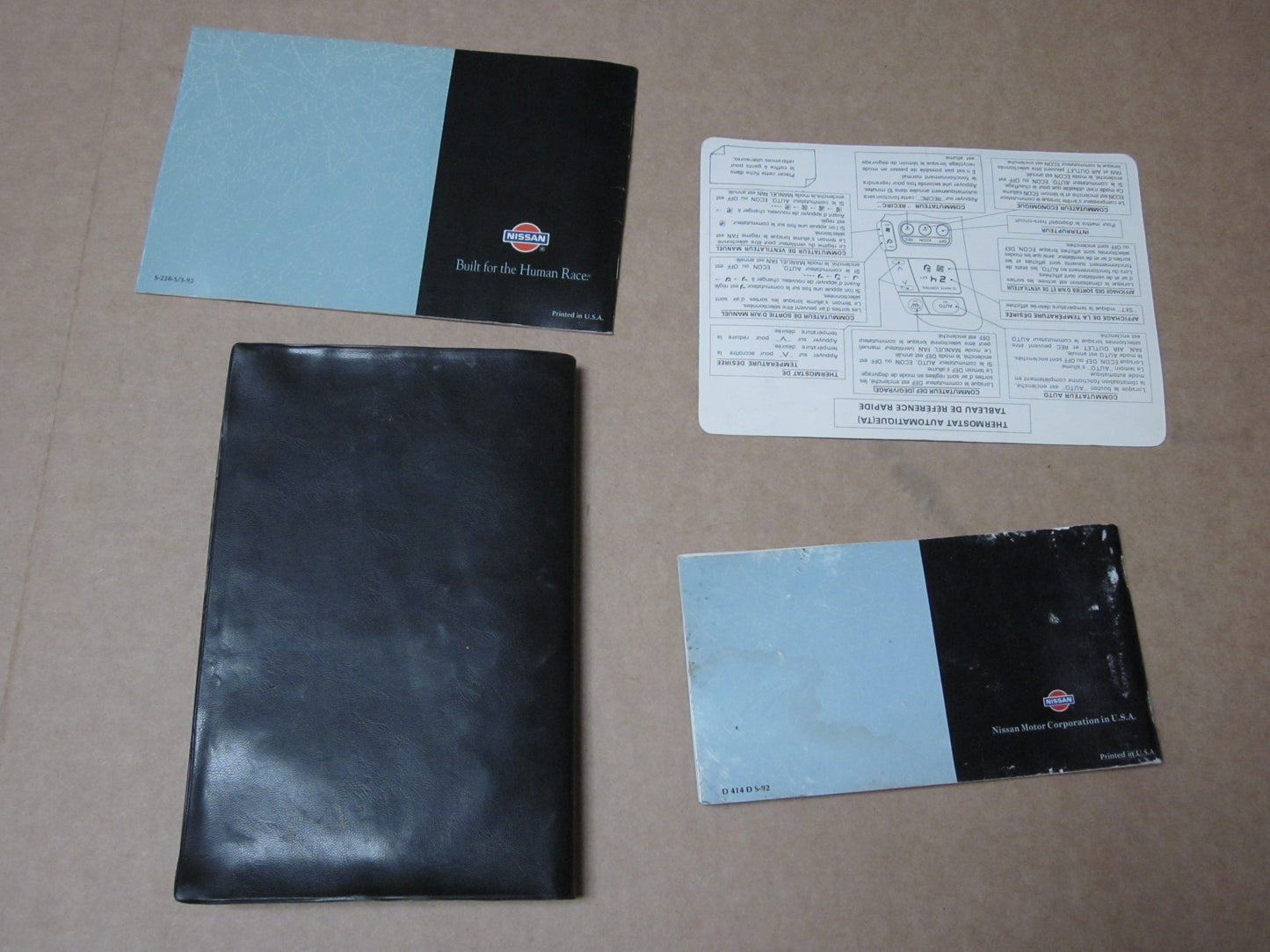 1993 Nissan 240SX Information Manual Books