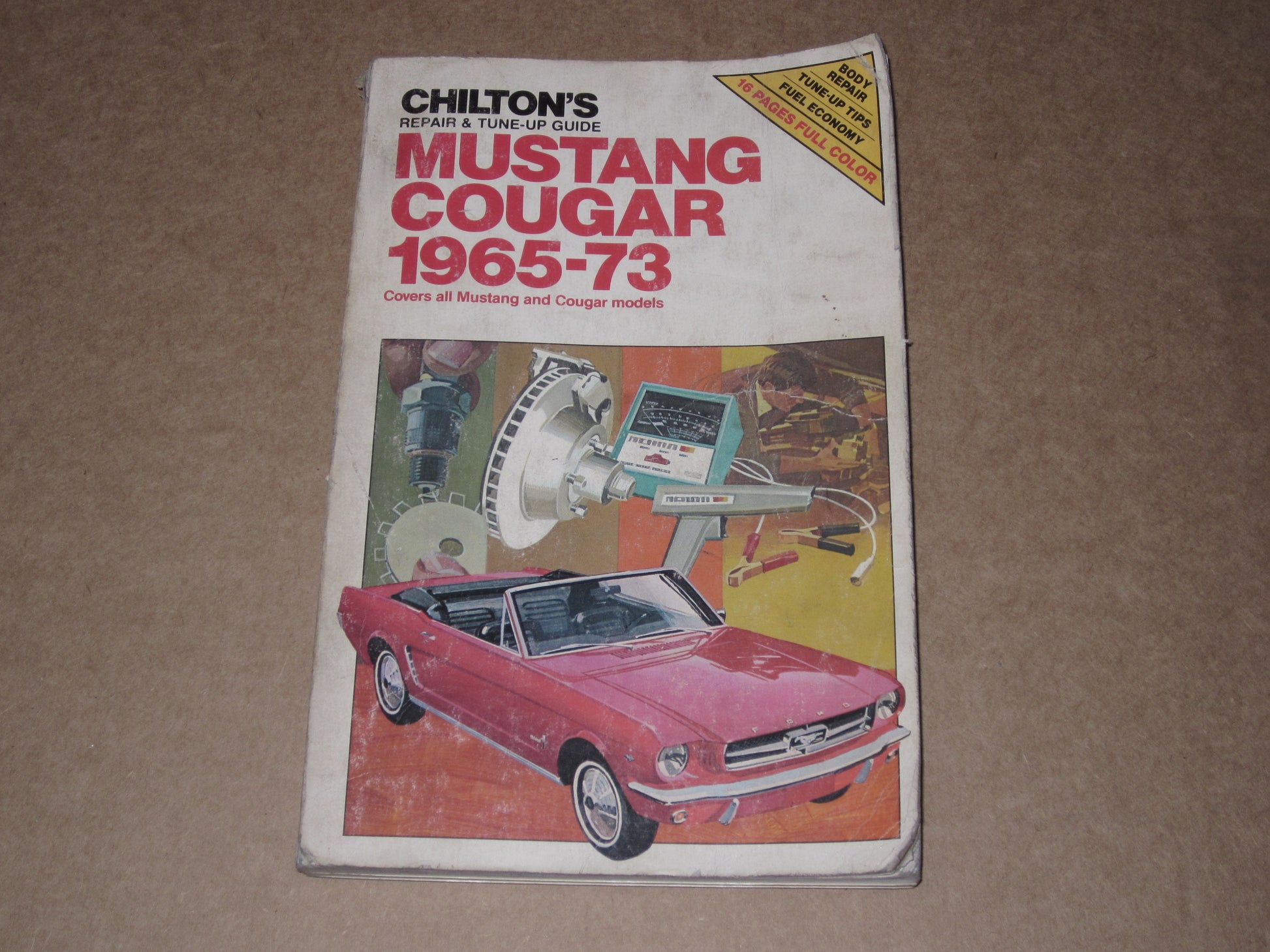 65-73 Mustang Cougar Repair & Tune-Up Guide Manual