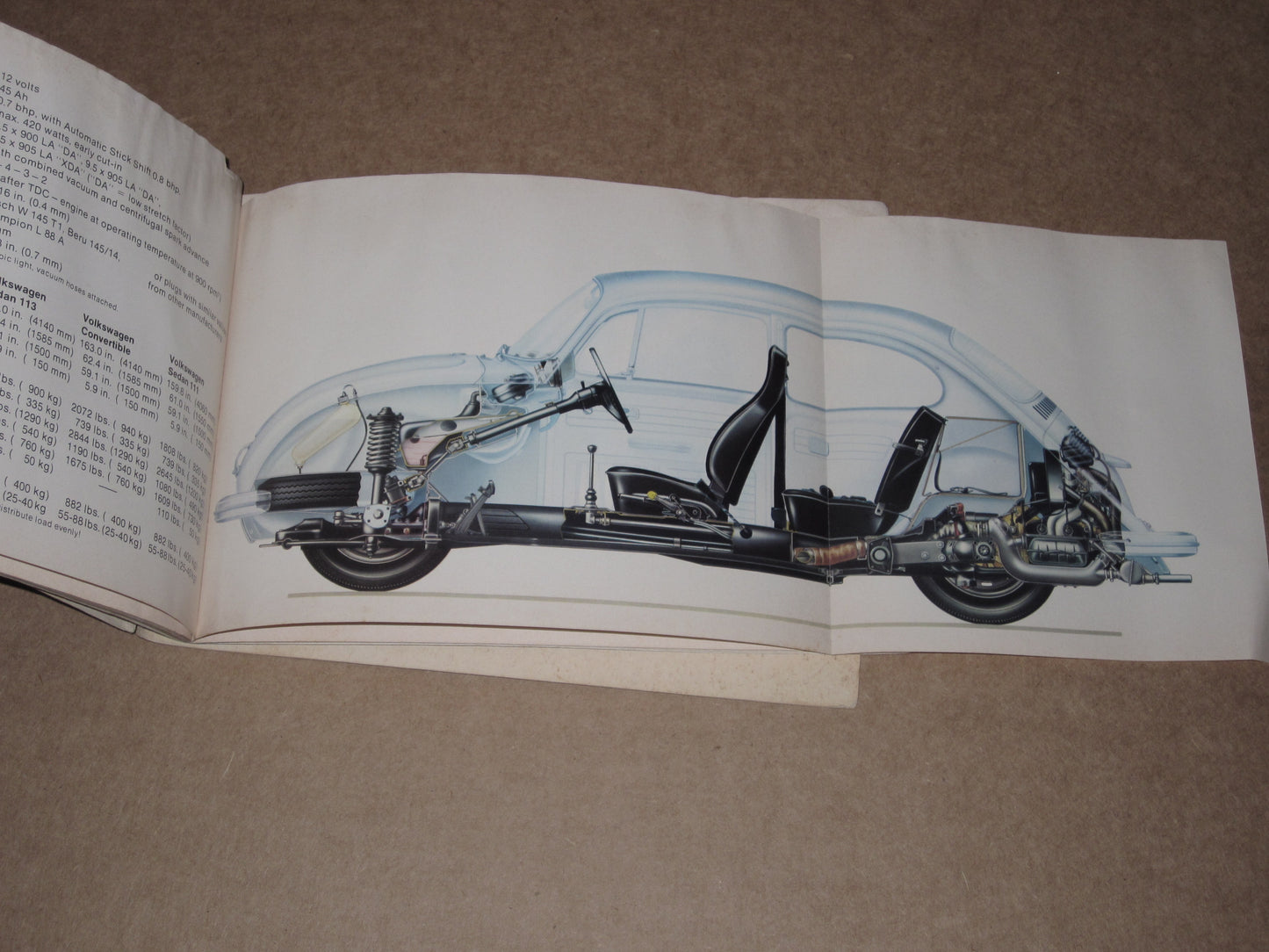 1973 Type1 Volkswagen Owners Manual Operation & Maintenance