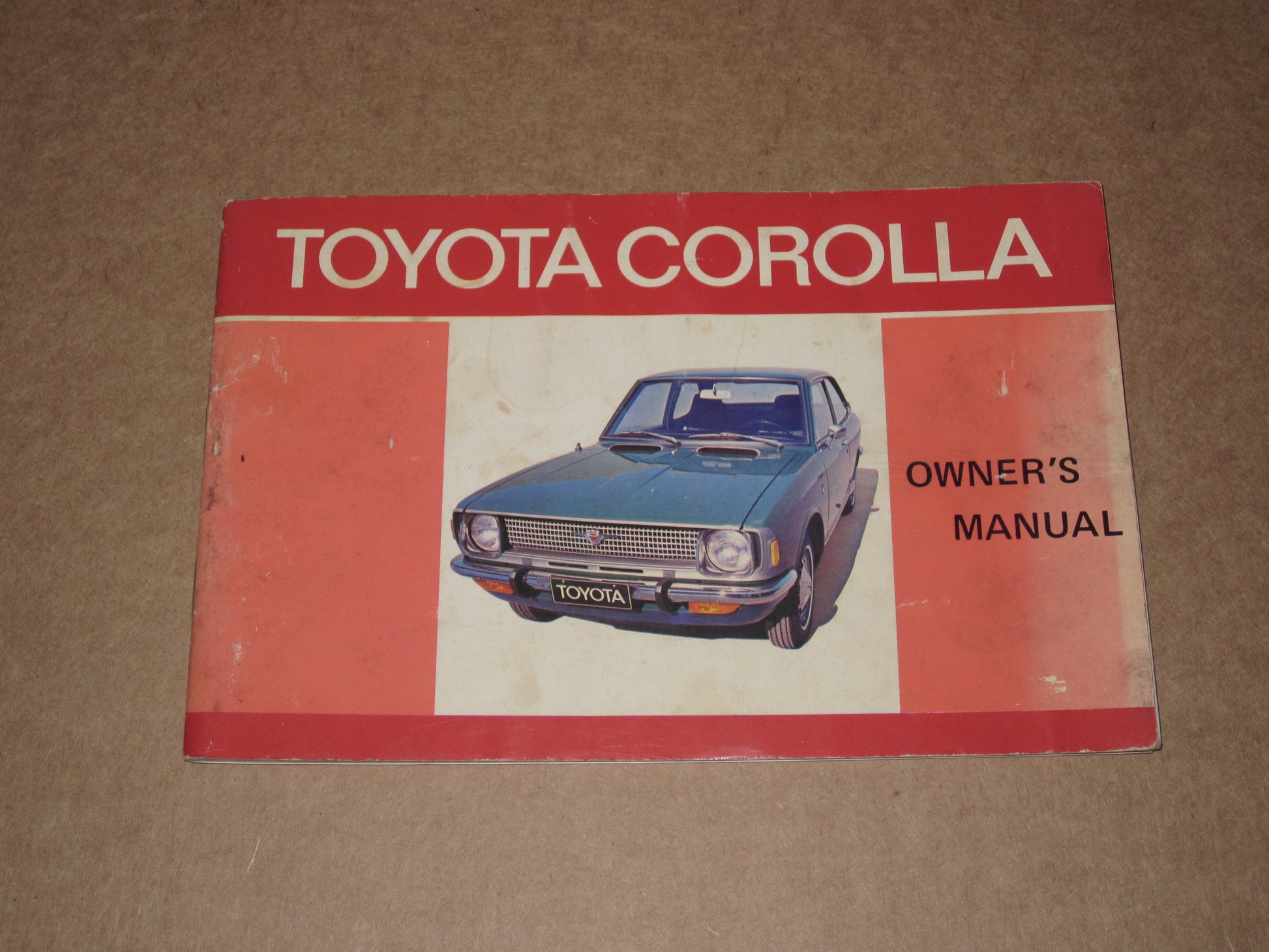 Toyota Corolla 2nd Gen Owners Manual Operation & Maintenance
