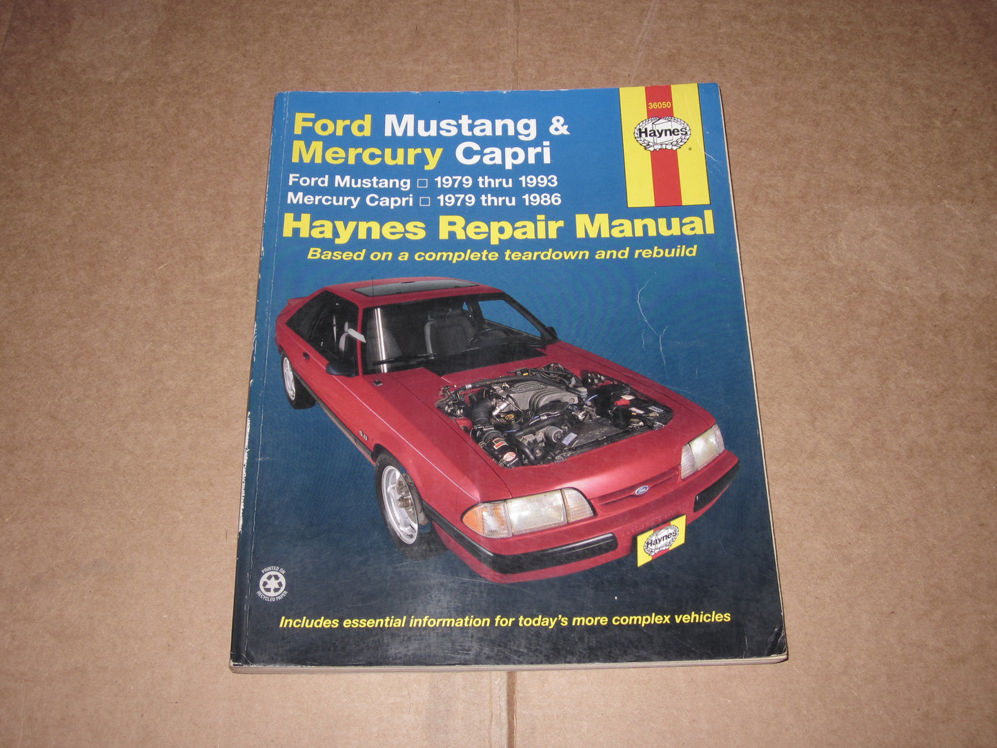 79-93 Ford Mustang Mercury Capri Repair Manual