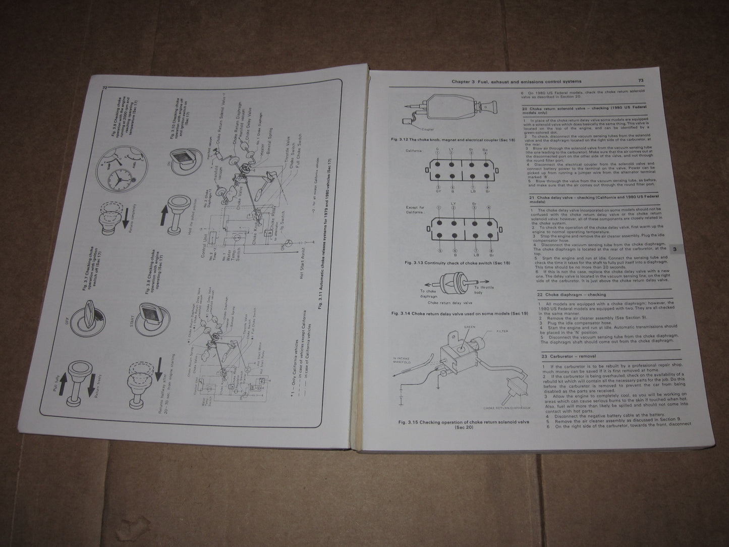 79 80 81 82 83 84 85 Mazda RX7 Repair Manual