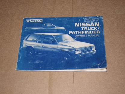 1987 Nissan Truck Pathfinder Factory Owners Manual