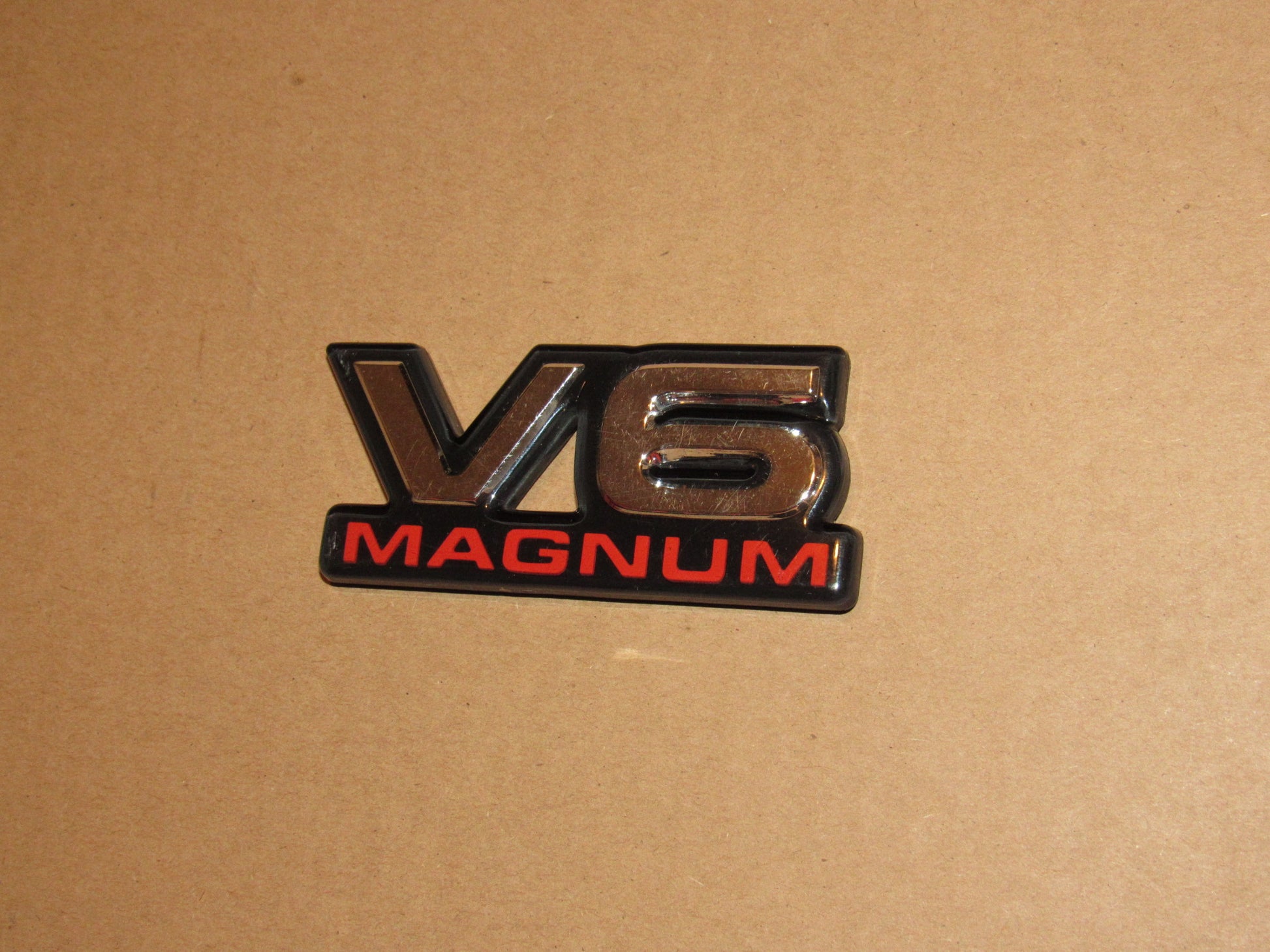94-01 Dodge Ram OEM Front Door V6 Magnum Badge Emblem